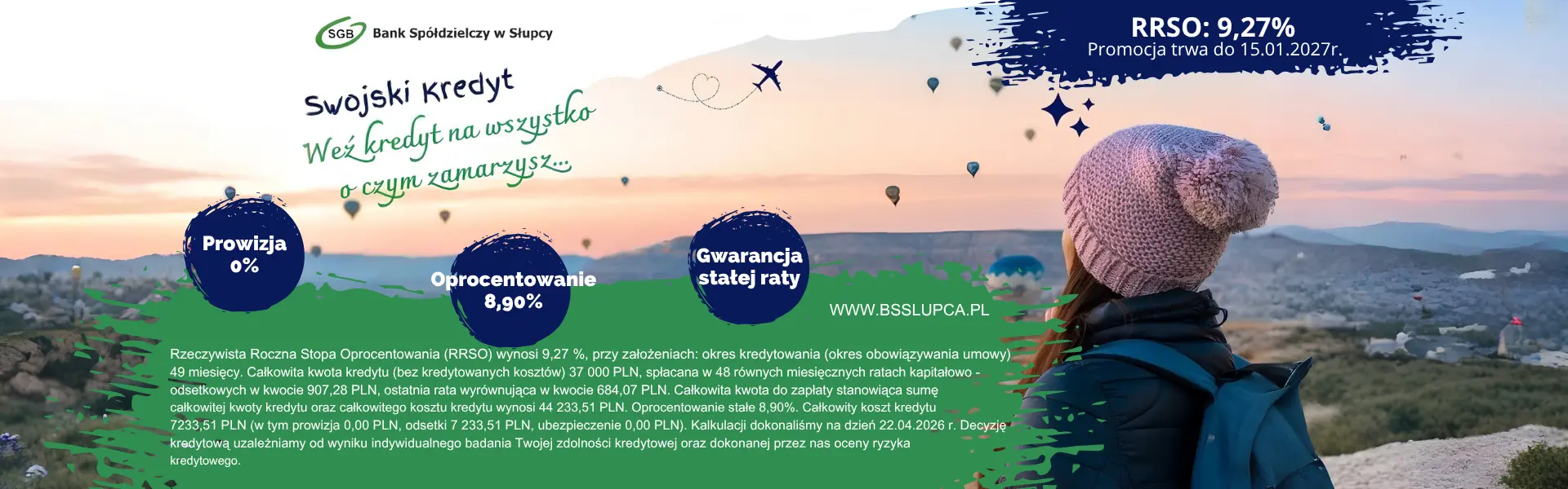 Baner kredyt gotówkowy