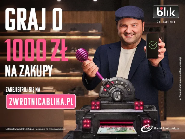 Baner Zwrotnica BLIKA